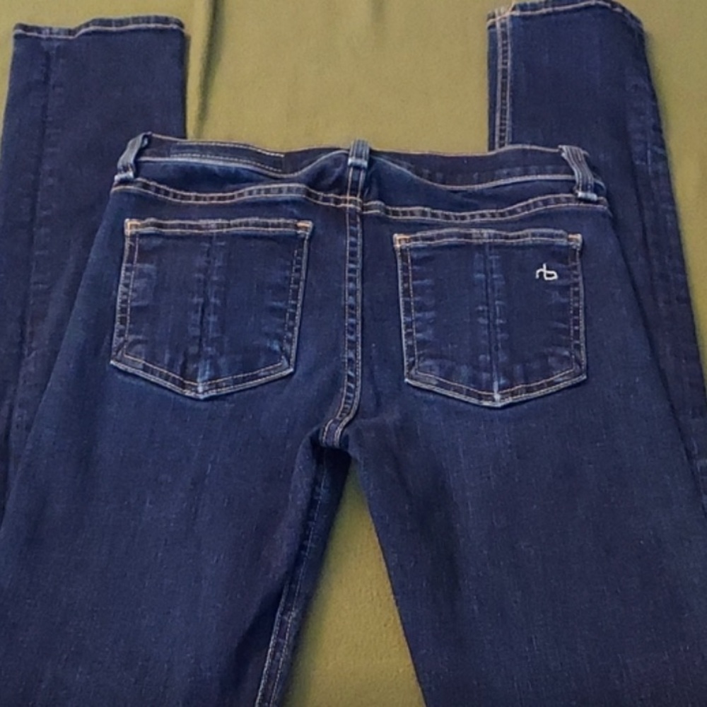 RAG & BONE Heritage High Rise Skinny Denim Jeans Size 25 - Picture 5 of 10